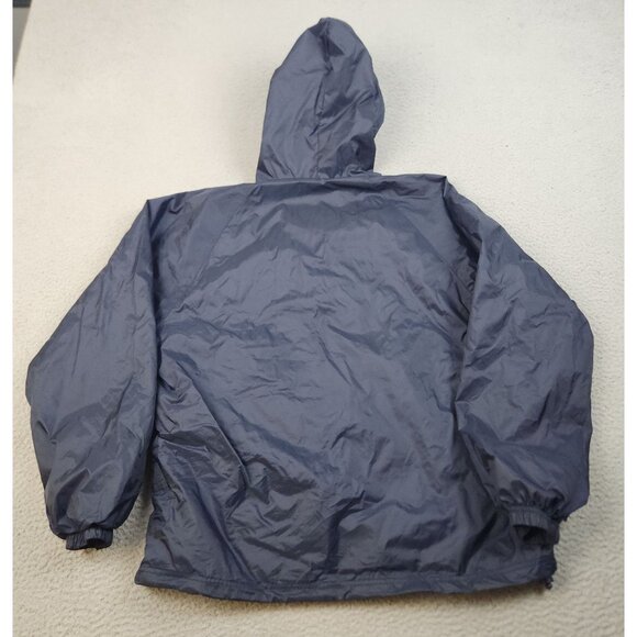 Holiday World Indiana Theme Park Jacket Medium Lined 1/4 Zip Hooded Employee - Picture 2 of 9